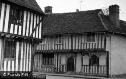 Wool Hall And Arched Shop Windows 1965, Lavenham