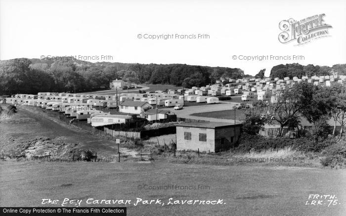 Photo of Lavernock, Caravan Park c.1960