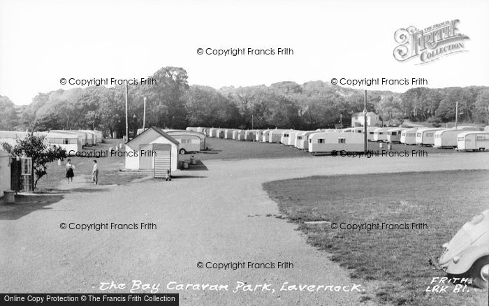 Photo of Lavernock, Caravan Park c.1960