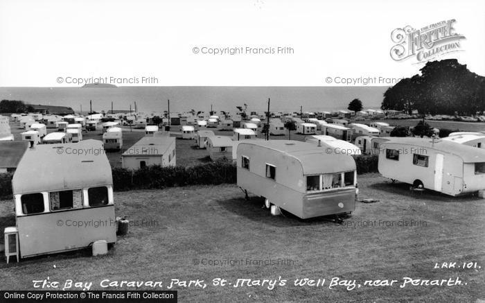 Photo of Lavernock, Caravan Park c.1965