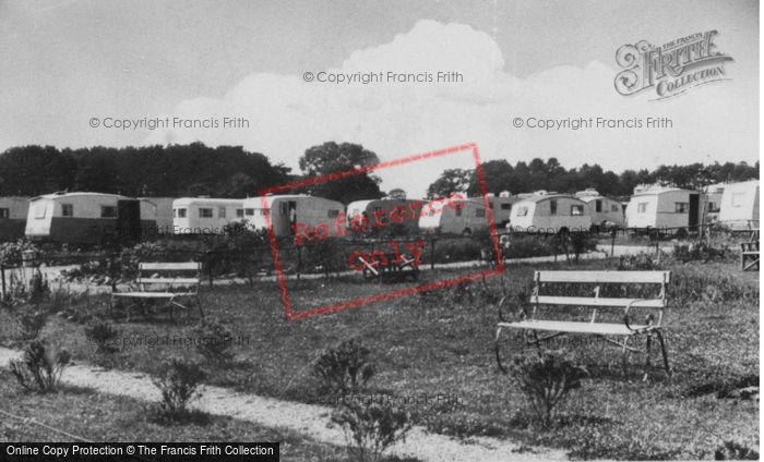 Photo of Lavernock, Caravan Site c.1955