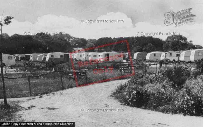 Photo of Lavernock, Caravan Site c.1955