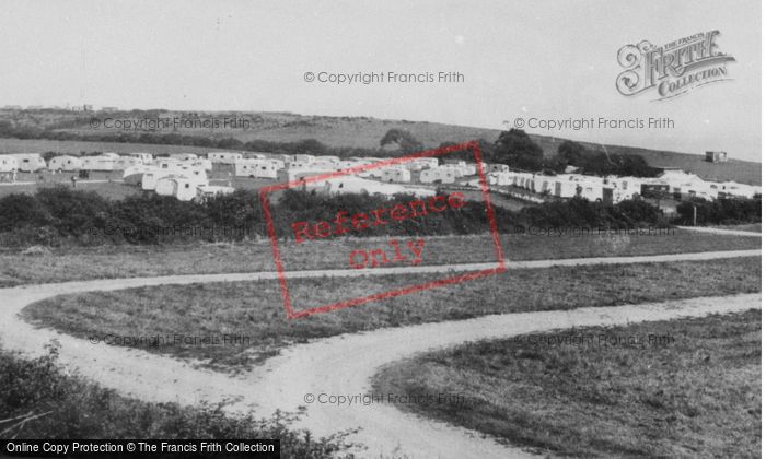 Photo of Lavernock, Caravan Site c.1955