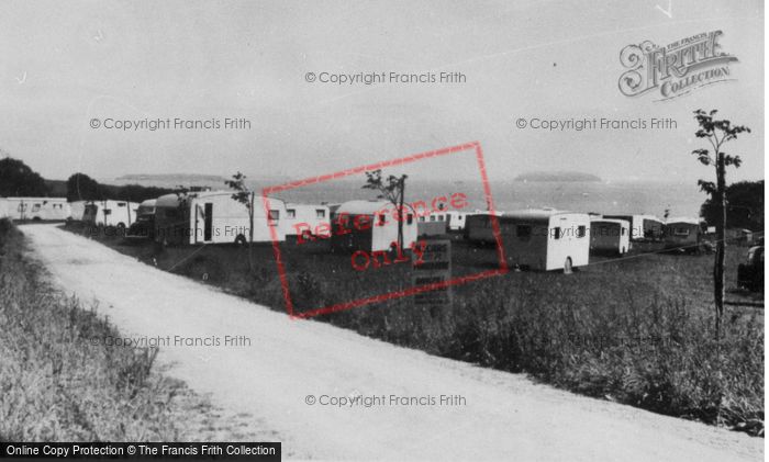 Photo of Lavernock, Caravan Site c.1955