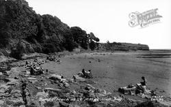 Sandy Beach At St Mary's Well Bay c.1965, Lavernock