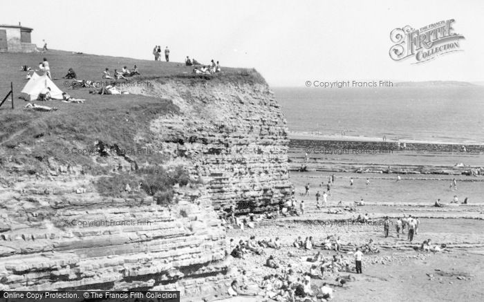 Photo of Lavernock, St Mary's Well Bay c.1955