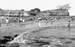 Lavernock, St Mary's Well Bay c1955