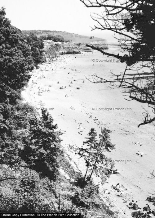 Photo of Lavernock, St Mary's Well Bay From The Kissing Gate c.1960