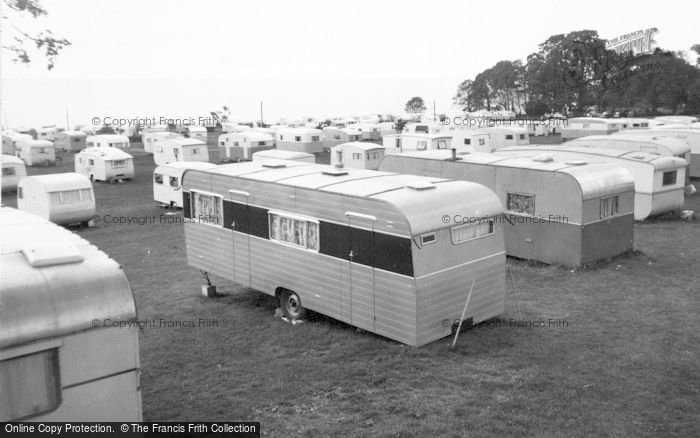 Photo of Lavernock, The Bay Caravan Park c.1955