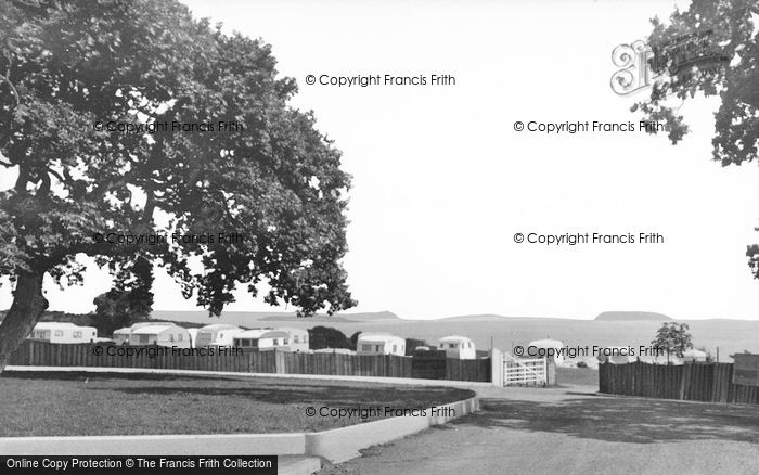 Photo of Lavernock, The Bay Caravan Park, St Mary's Well Bay c.1960