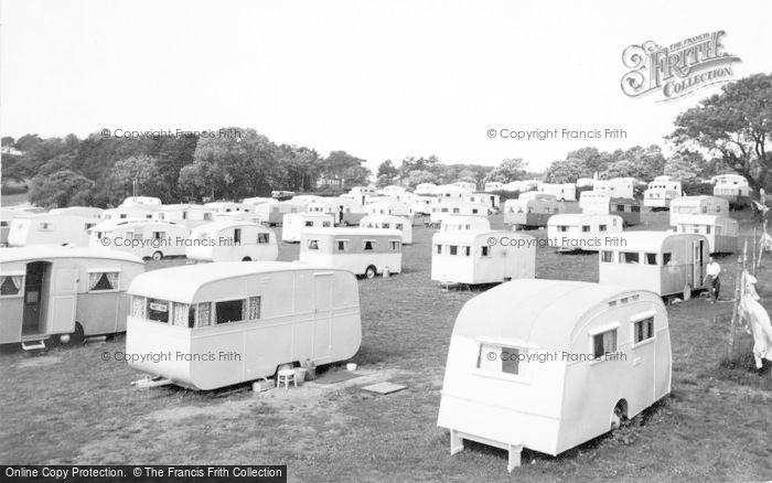 Photo of Lavernock, The Bay Caravan Site c.1955