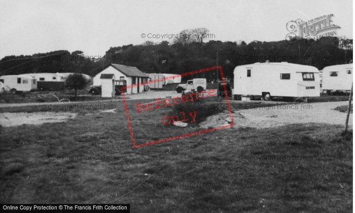 Photo of Lavernock, The Caravan Site c.1955