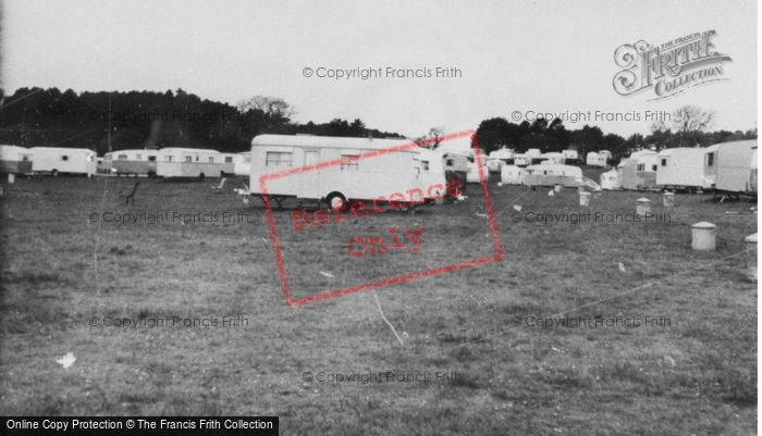 Photo of Lavernock, The Caravan Site c.1955