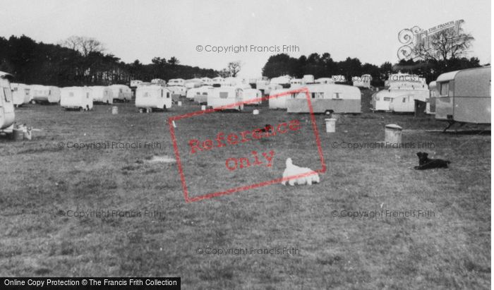 Photo of Lavernock, The Caravan Site c.1955