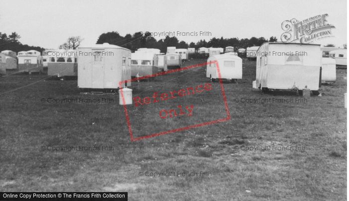 Photo of Lavernock, The Caravan Site c.1955