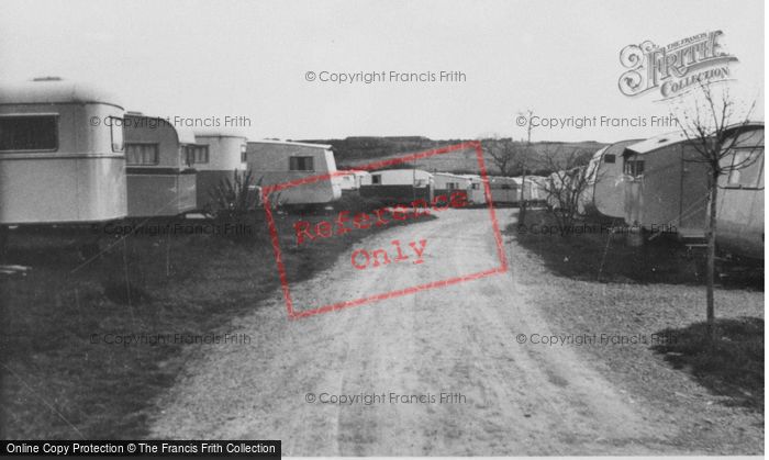 Photo of Lavernock, The Caravan Site c.1955