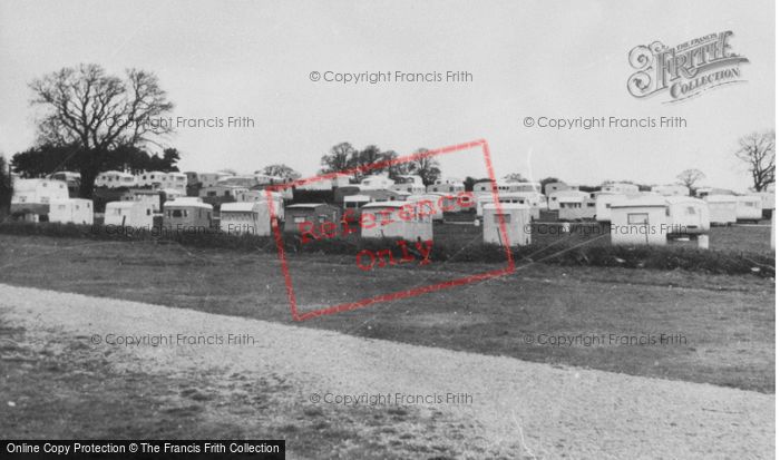 Photo of Lavernock, The Caravan Site c.1955