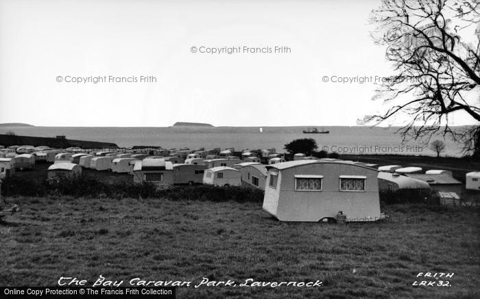 Photo of Lavernock, The Caravan Site c.1955