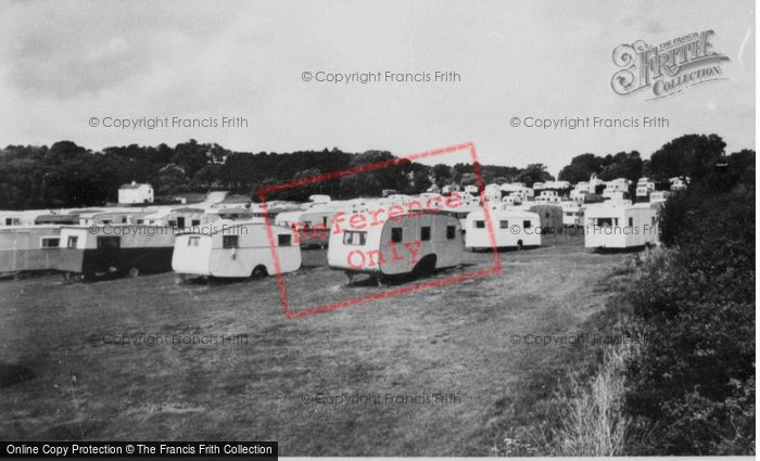 Photo of Lavernock, The Caravan Site c.1955