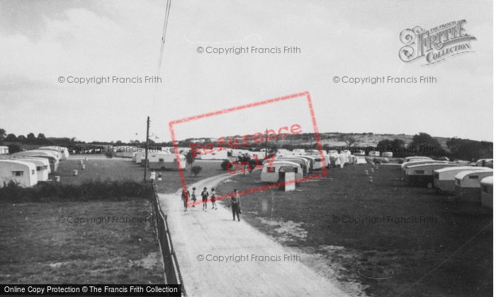 Photo of Lavernock, The Caravan Site c.1960