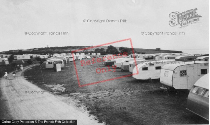 Photo of Lavernock, The Caravan Site c.1960