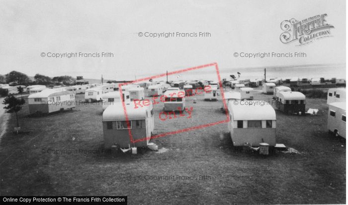 Photo of Lavernock, The Caravan Site c.1960