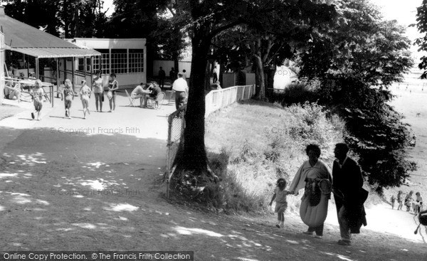 Photo of Lavernock, The Kiosk And Path To The Beach c.1960