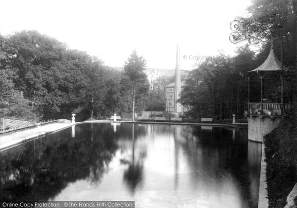 Photo of Laxey, View In Gardens 1894