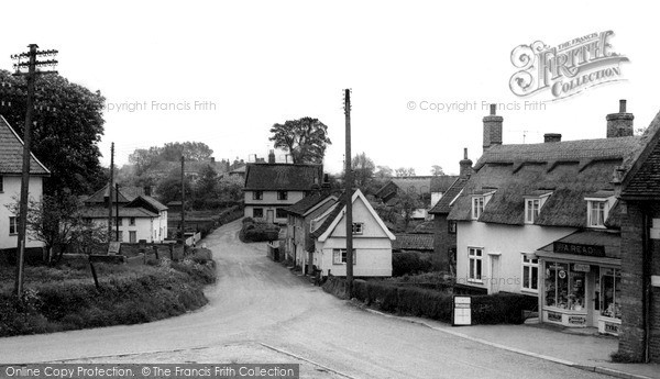 Photo of Laxfield, Bridge Street c1960