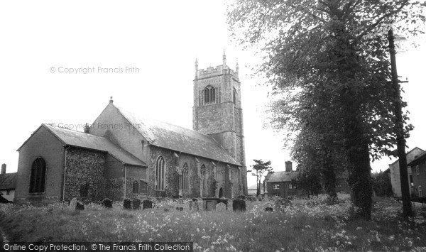 Photo of Laxfield, Church Of All Saints c.1955