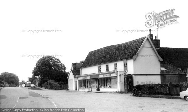 Photo of Laxfield, the Street c1960