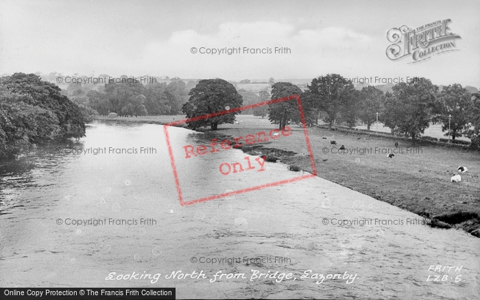 Photo of Lazonby, Looking North From Bridge c.1955