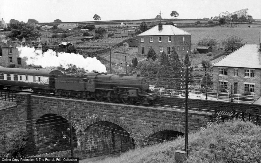 Lazonby, Steam Train on the Viaduct c1965