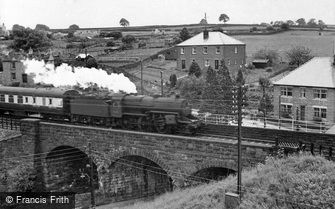 Lazonby, Steam Train on the Viaduct c1965