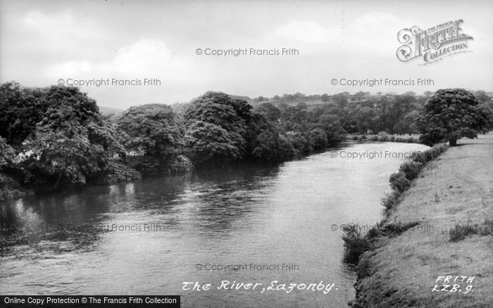 Photo of Lazonby, The River c.1965