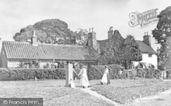 The Village Green And Pump c.1900, Lea