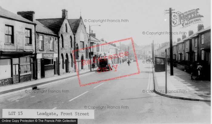 Photo of Leadgate, Front Street c.1960
