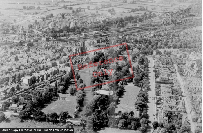 Photo of Leamington Spa, Aerial View c.1950