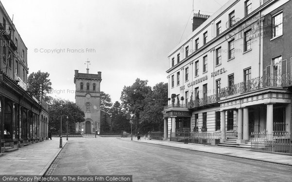 Photo of Leamington Spa, Clarendon Hotel And Christ Church 1922