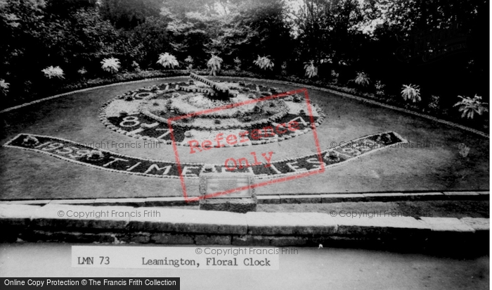 Photo of Leamington Spa, Floral Clock 1959