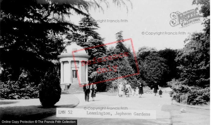 Photo of Leamington Spa, Jephson Gardens c.1955