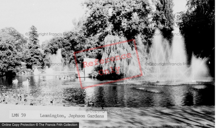 Photo of Leamington Spa, Jephson Gardens c.1960