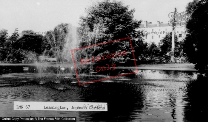 Photo of Leamington Spa, Jephson Gardens c.1960
