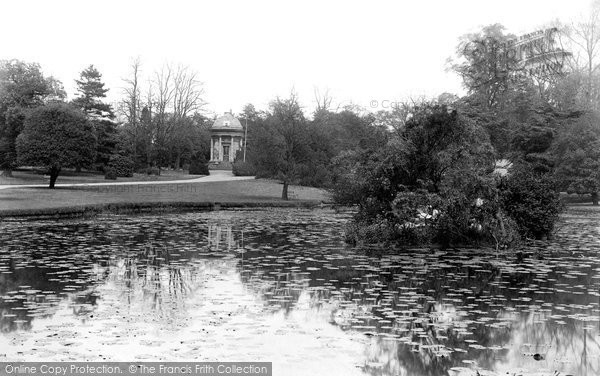 Photo of Leamington Spa, Jephson Gardens Temple 1892