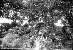 Pump Rooms Gardens Cascades 1892, Leamington Spa