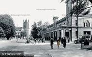 Royal Pump Room And All Saints Parish Church 1922, Leamington Spa