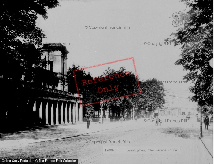 Photo of Leamington Spa, The Parade And Pump Room c.1884