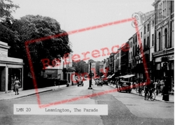 The Parade c.1950, Leamington Spa