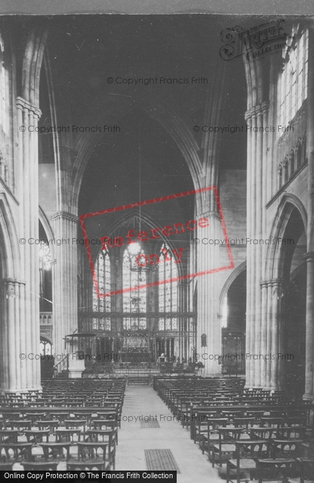 Photo of Leamington Spa, The Parish Church Interior 1922