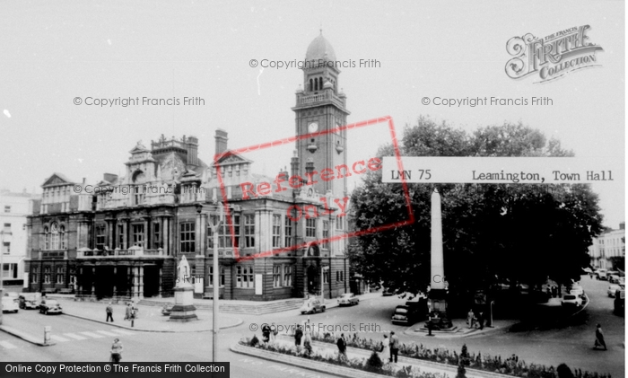 Photo of Leamington Spa, Town Hall c.1960